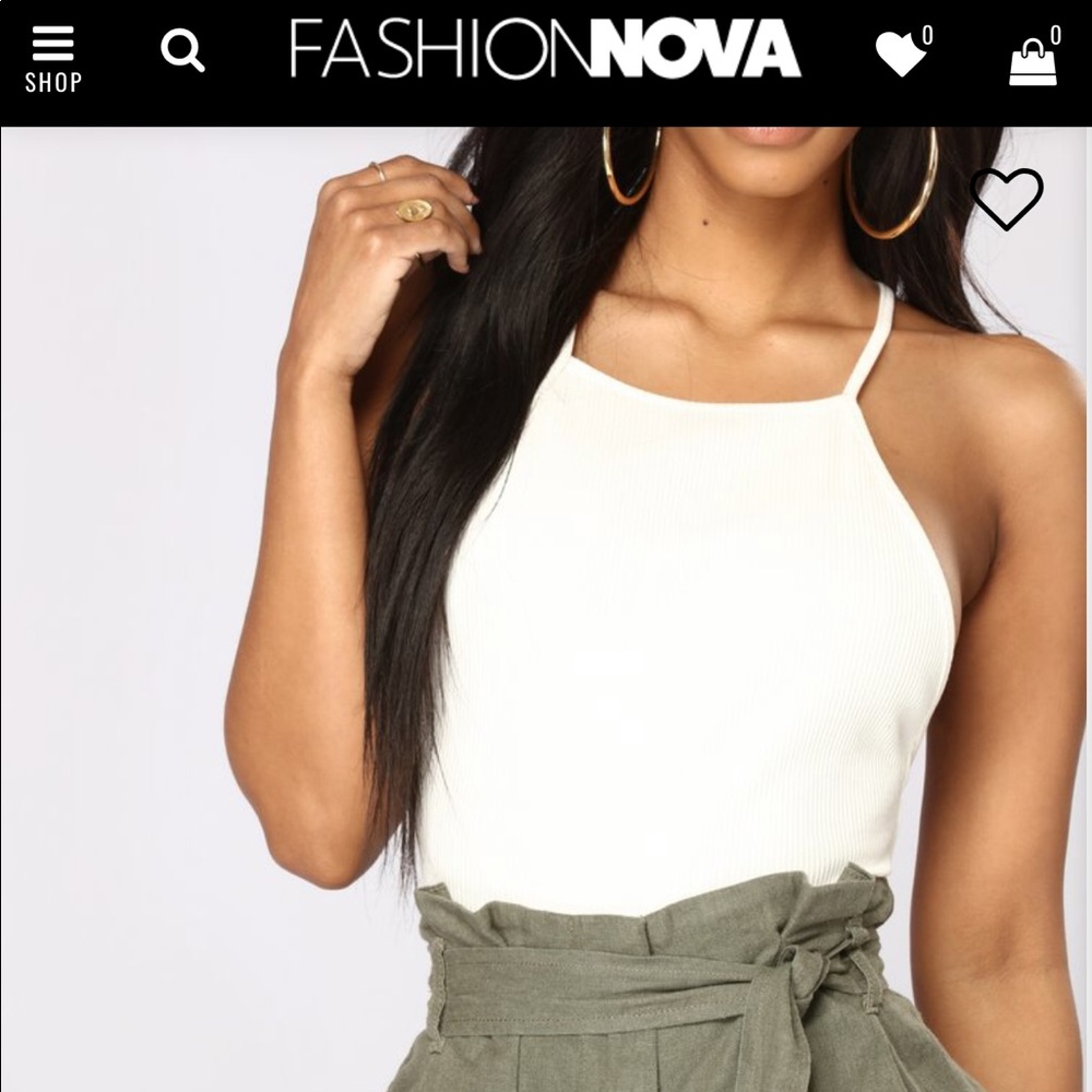 Say it strappy bodysuit- Fashion Nova
